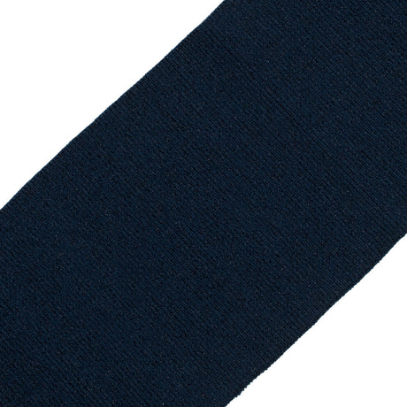 Navy Sparkle Rib Knit Trim - 7" x 29"