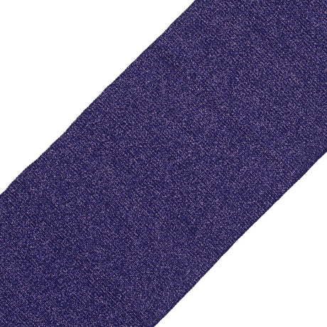 Purple Sparkle Rib Knit Trim - 7" x 29"
