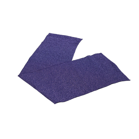 Purple Sparkle Rib Knit Trim - 7" x 29"