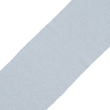 Silver Sparkle Rib Knit Trim - 7" x 29"