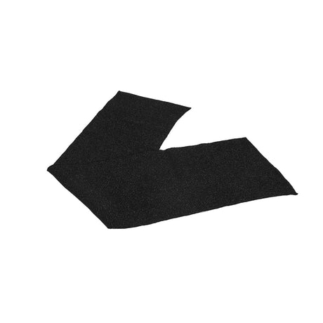 Black Sparkle Rib Knit Trim - 7" x 29"