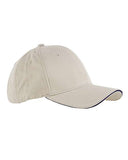 Brushed Twill Sandwich Cap