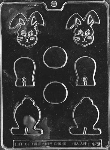 Stack Bunny Chocolate Mold - LPE429