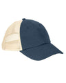 Washed Hemp Soft Mesh Trucker Cap