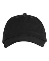 Big Accessories Brushed Twill Five-Panel Cap