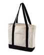 BAGedge Canvas Tote with External Pocket