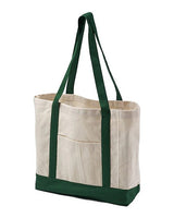 BAGedge Canvas Tote with External Pocket