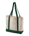 BAGedge Canvas Tote with External Pocket
