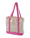 BAGedge Canvas Tote with External Pocket