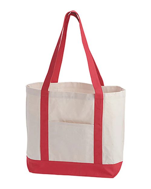 BAGedge Canvas Tote with External Pocket