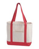 BAGedge Canvas Tote with External Pocket