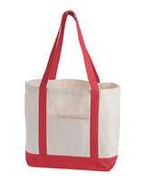 BAGedge Canvas Tote with External Pocket