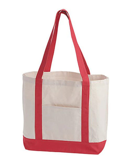 BAGedge Canvas Tote with External Pocket