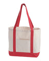 BAGedge Canvas Tote with External Pocket