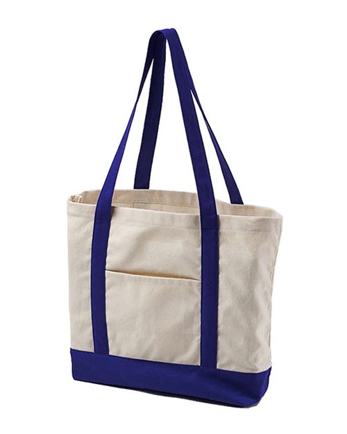 BAGedge Canvas Tote with External Pocket