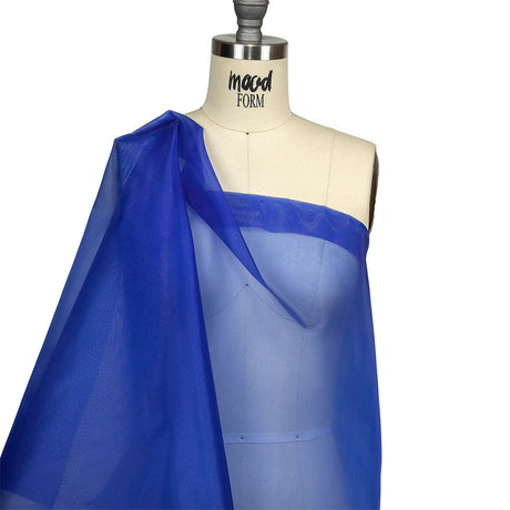 Stiff Polyester Organdy - Royal Blue - Rhiannon Collection