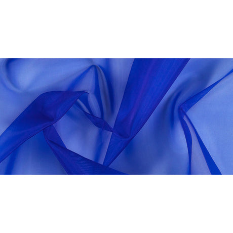 Stiff Polyester Organdy - Royal Blue - Rhiannon Collection