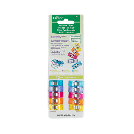 Clover Rainbow Wonder Clips - 10 pcs