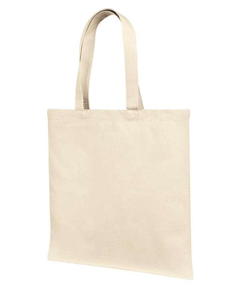 Cotton Canvas Tote Bag With Self-Fabric Handles