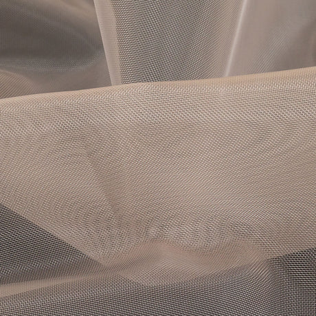 Stiff Polyester Organdy - Mushroom - Rhiannon Collection