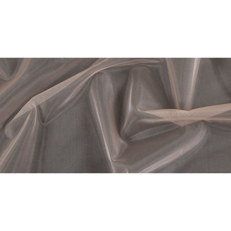 Stiff Polyester Organdy - Mushroom - Rhiannon Collection