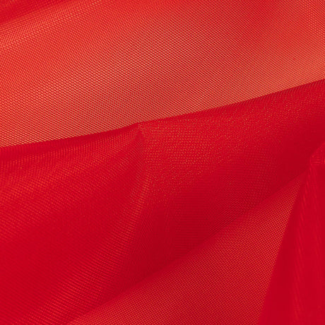Stiff Polyester Organdy - Red - Rhiannon Collection