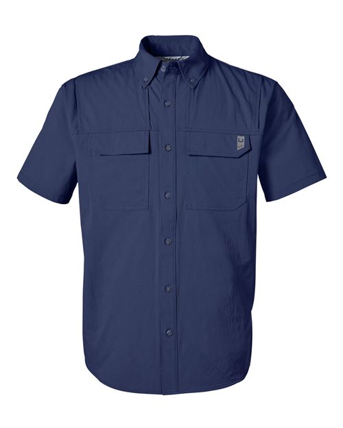HUK Men's Creekbed Short Sleeve Shirt