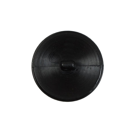 Italian Black Plated Bevel-Cut Button - 36L/23mm
