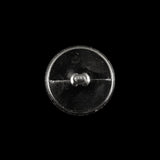 Italian Silver Textured Shank Back Button - 30L/19mm