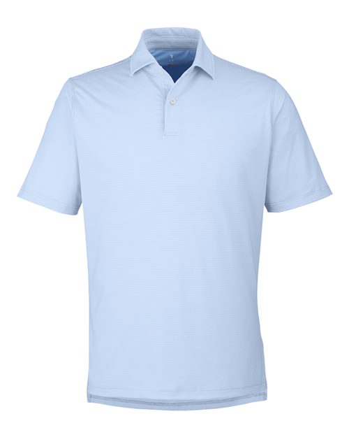 Fairway & Greene Men's USA Made Mini Stripe Tech Polo