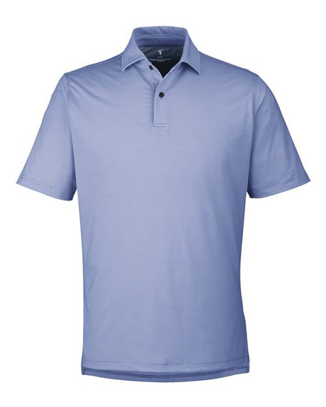 Fairway & Greene Men's USA Made Mini Stripe Tech Polo