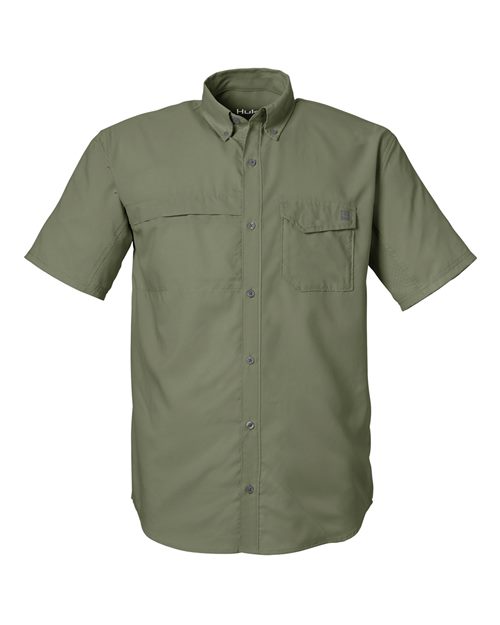 HUK Men's Tide Point Short Sleeve Shirt