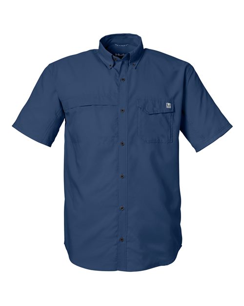 HUK Men's Tide Point Short Sleeve Shirt