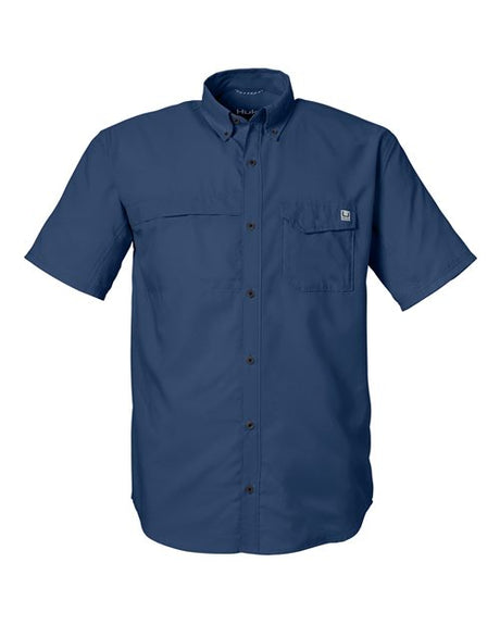HUK Men's Tide Point Short Sleeve Shirt