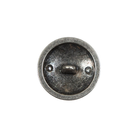 Italian Old Silver Military Shank Back Button - 32L/20mm