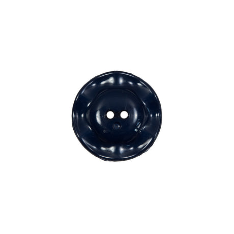 Italian Navy Wavy Plastic 2-Hole - 24L/15mm