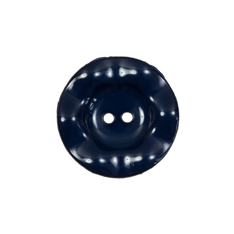 Italian Navy Wavy Plastic 2-Hole - 36L/23mm