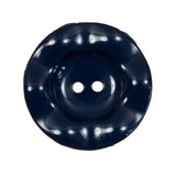 Italian Navy Wavy Plastic 2-Hole - 44L/28mm