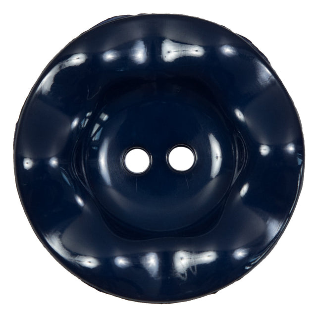 Italian Navy Wavy Plastic 2-Hole - 60L/38mm