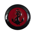 Italian Red and Navy Anchor Shank Back Button - 44L/28mm