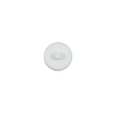 Italian White Nylon Pearl Button - 16L/10mm