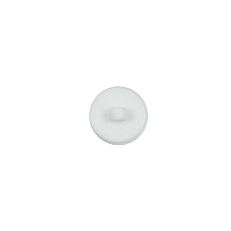 Italian White Nylon Pearl Button - 16L/10mm