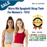 Women's Micro Rib Spaghetti Strap Tank