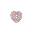 Italian Pink Heart-Shaped Shell Button - 24L/15mm