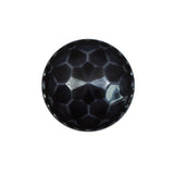 Italian Charcoal Plated Bevel-Cut Button - 36L/23mm