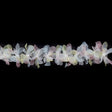 Italian Pastel Pink, Yellow and White 3D Organdy Floral Trim - 4"