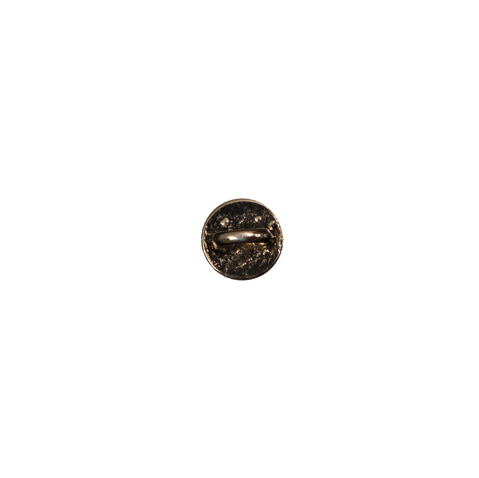 Italian Gold Metal Shank Back Button - 12L/7.5mm