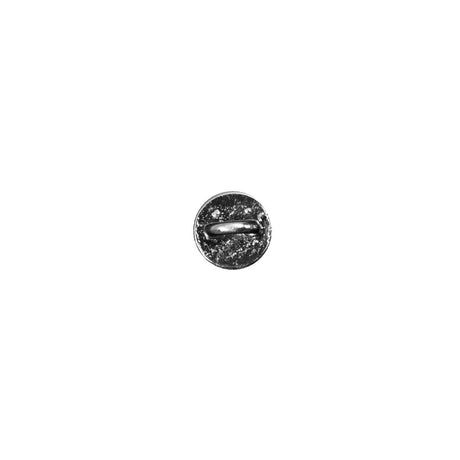 Italian Silver Metal Shank Back Button - 12L/7.5mm