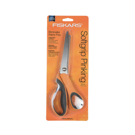 Fiskars Softgrip Pinking Shears - 8"