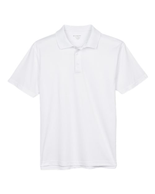 Harriton Men's Polyester Jersey Polo